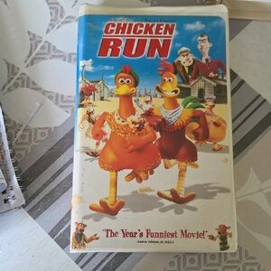 Chicken Run VHS Tape